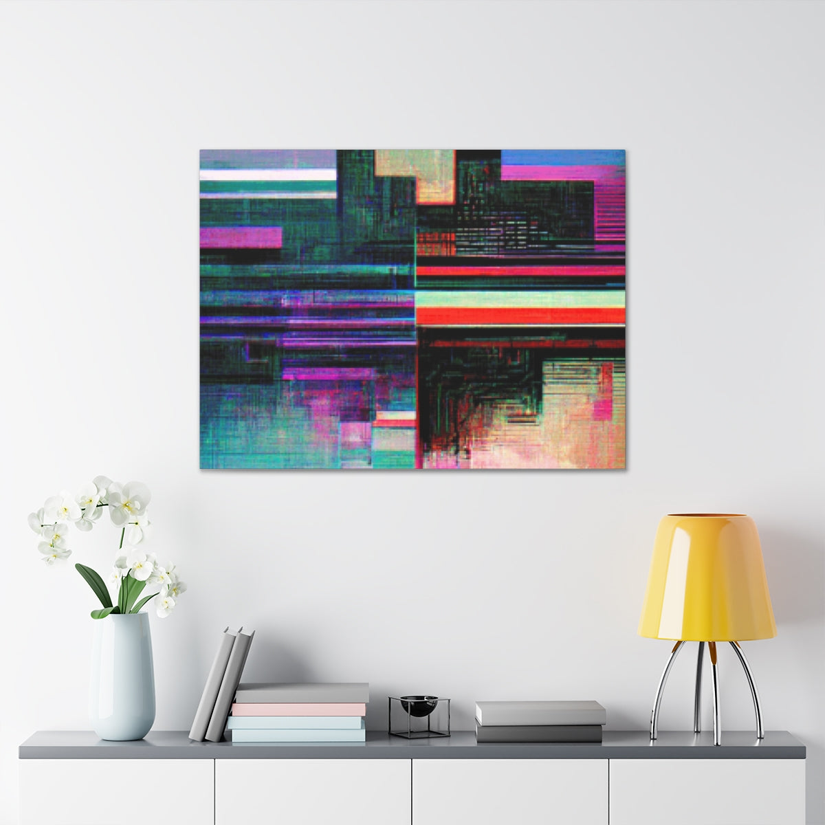 Cybernetic Glitch 2 - Canvas Gallery Wraps