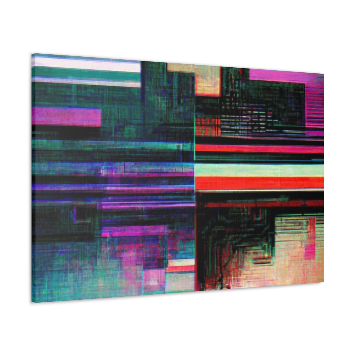 Cybernetic Glitch 2 - Canvas Gallery Wraps