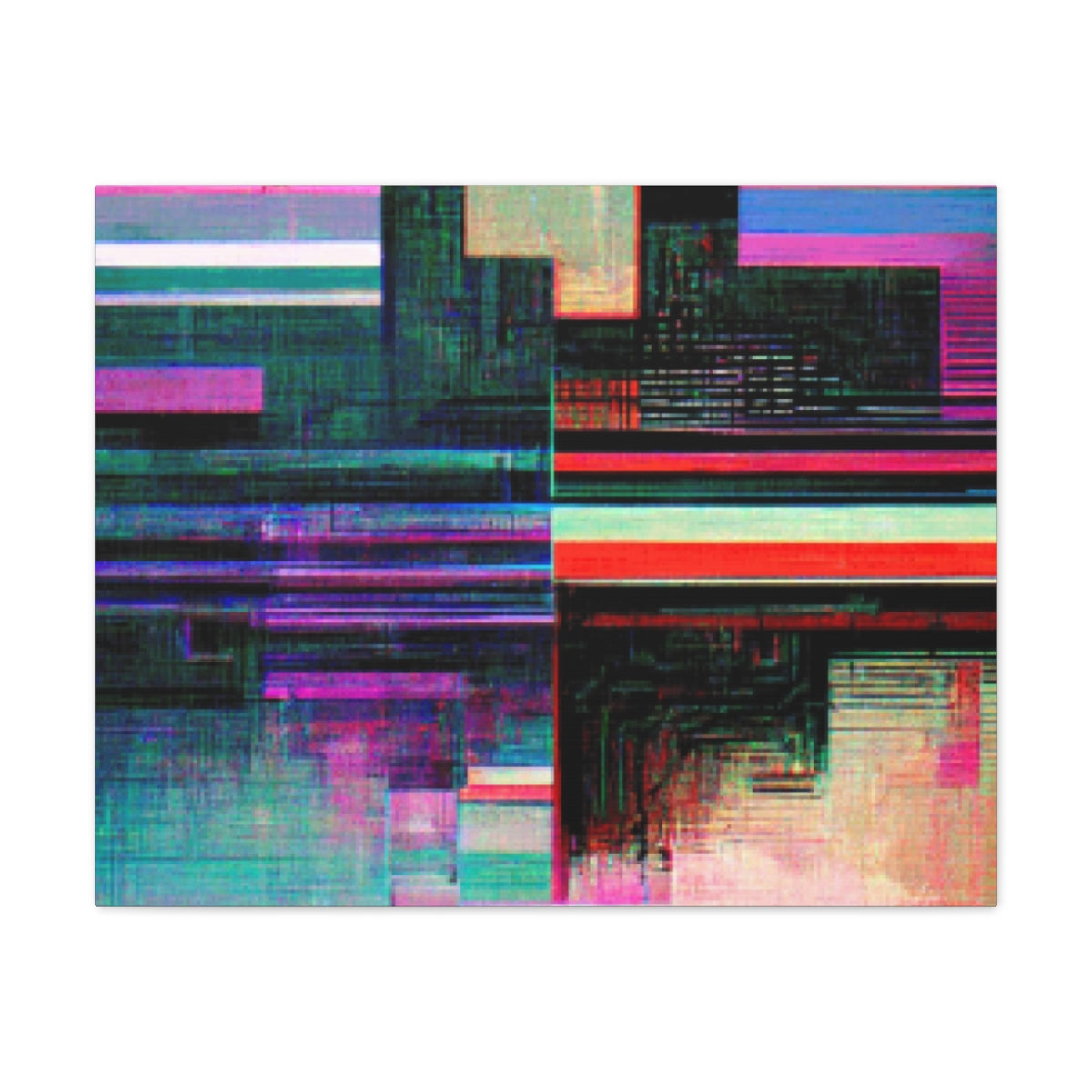 Cybernetic Glitch 2 - Canvas Gallery Wraps