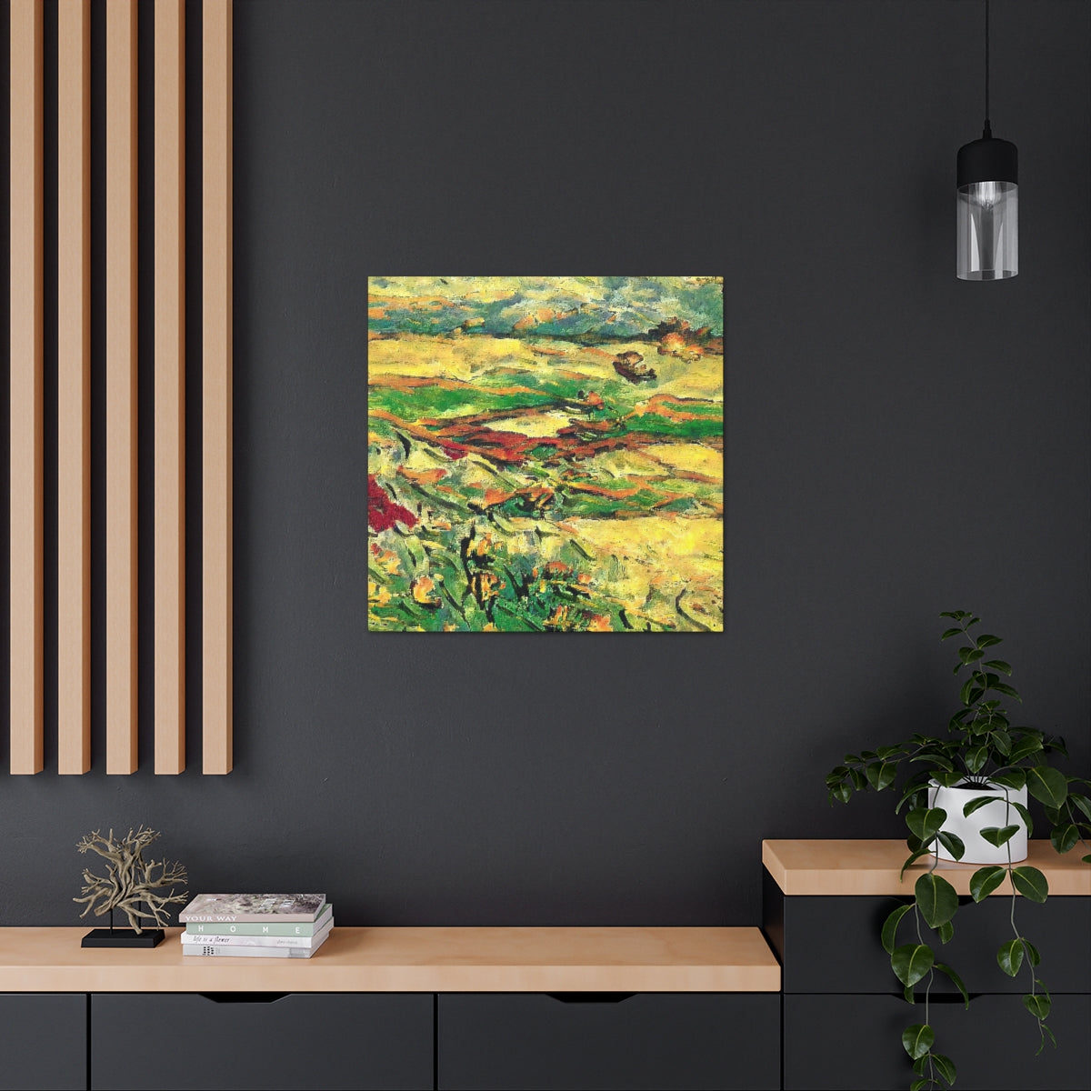 Yellow Water Lilies - Canvas Gallery Wraps