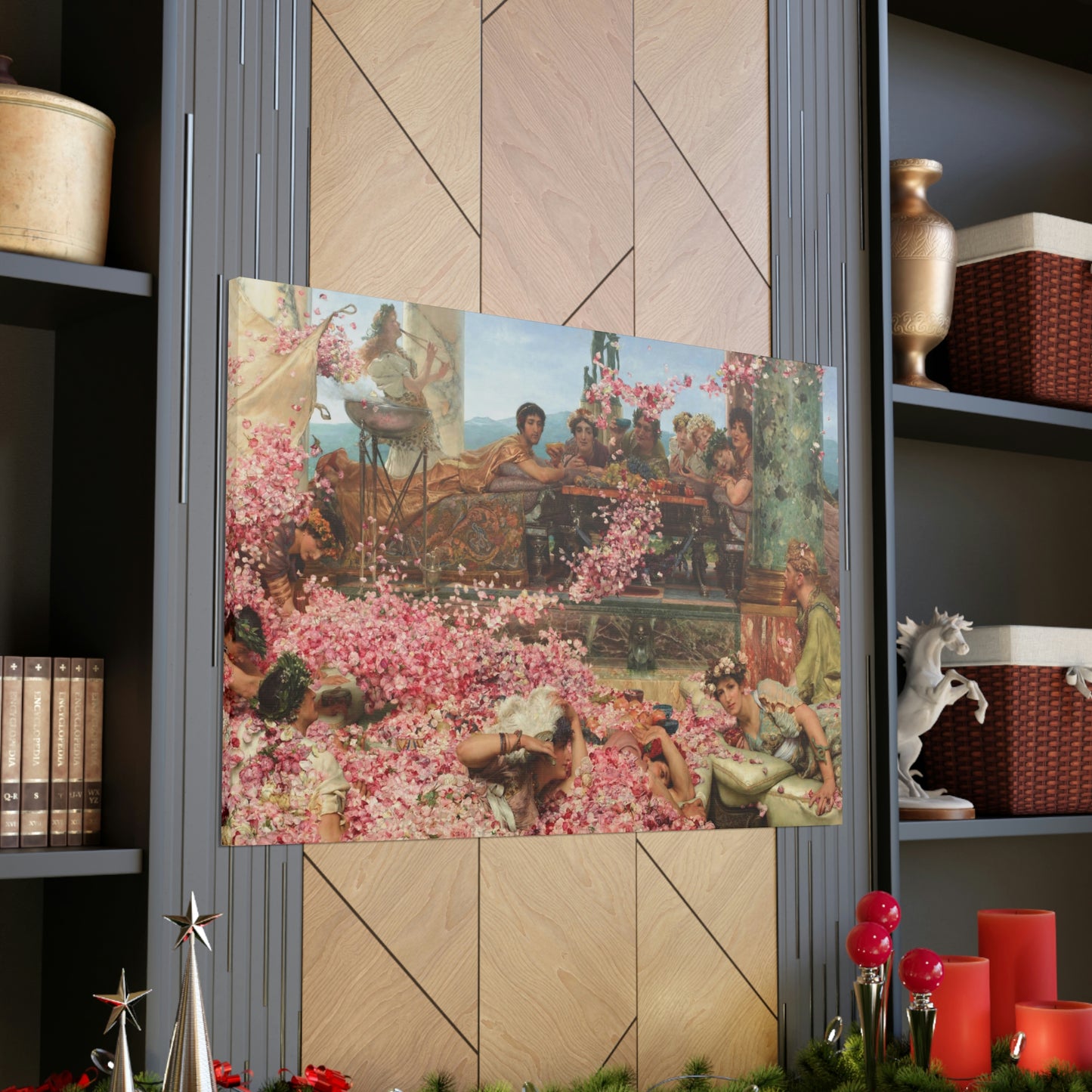 Sir Lawrence Alma-Tadema - The Roses of Heliogabalus - Canvas Gallery Wraps