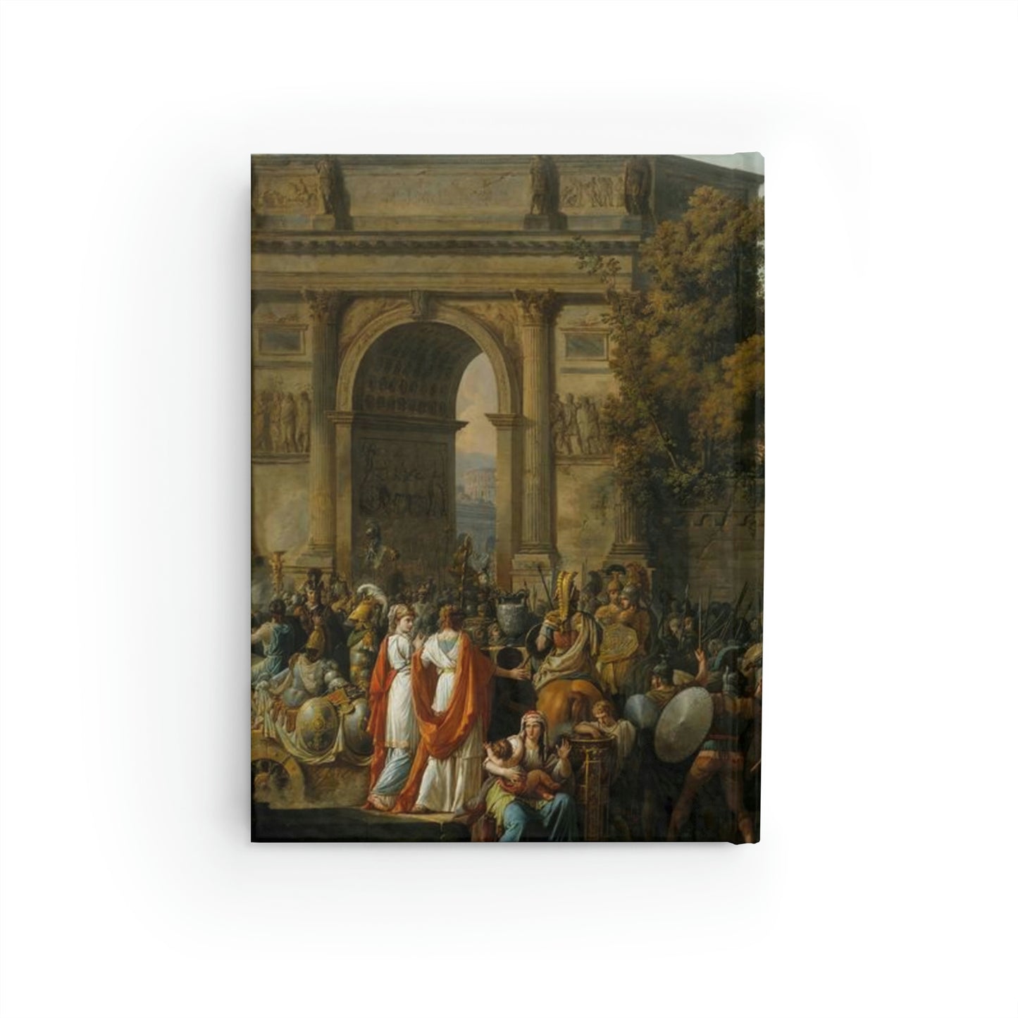 Carle Vernet - The Triumph of Aemilius Paulus (LEFT) - Blank Hardcover Journal