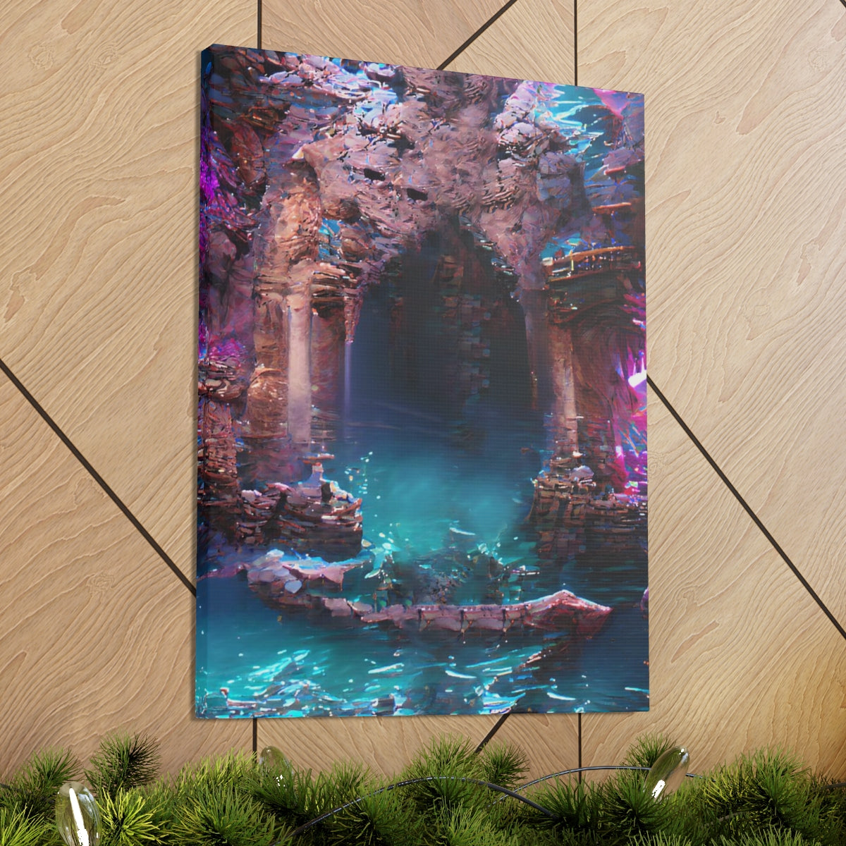 Atlantean Dungeon Entrance - Canvas Gallery Wraps