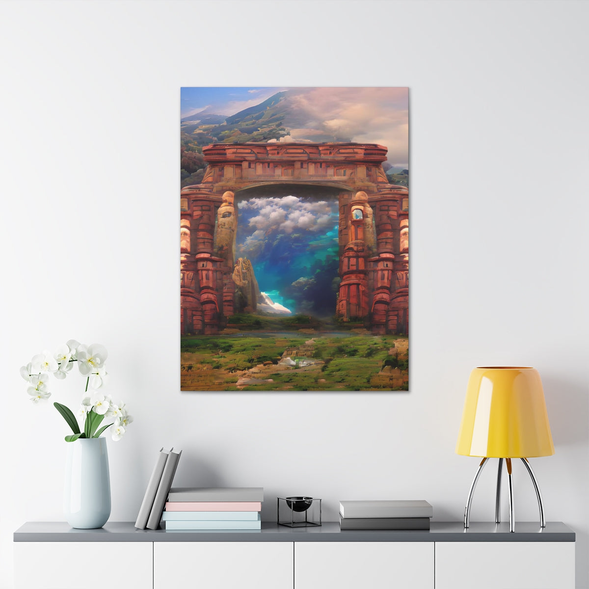 Ancient Portal To Atlantis - Canvas Gallery Wraps