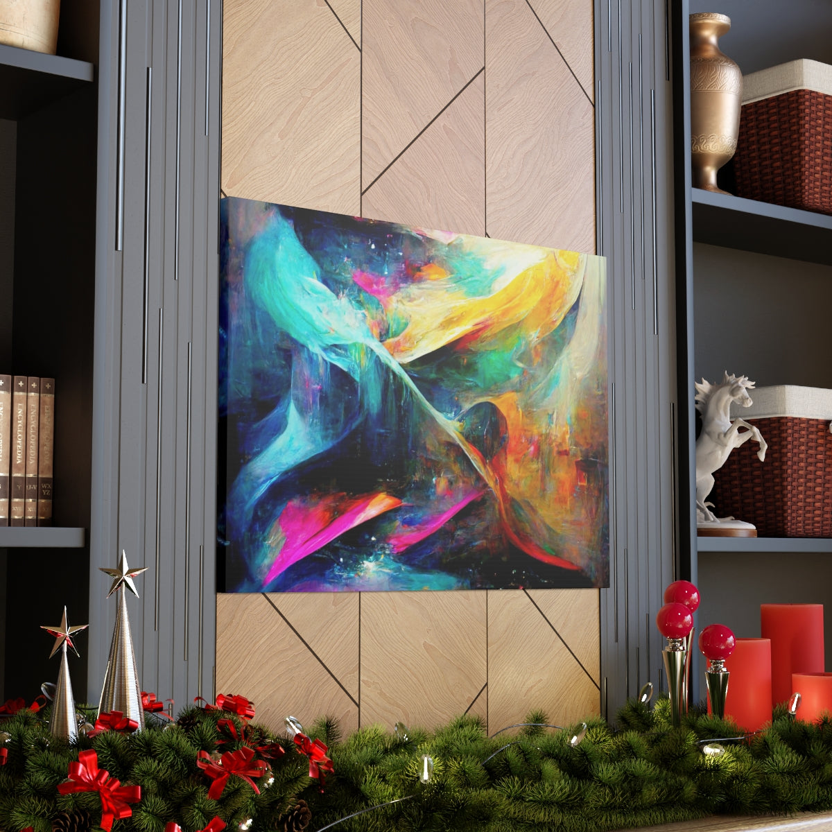 Magical Abstract Swirling - Canvas Gallery Wraps