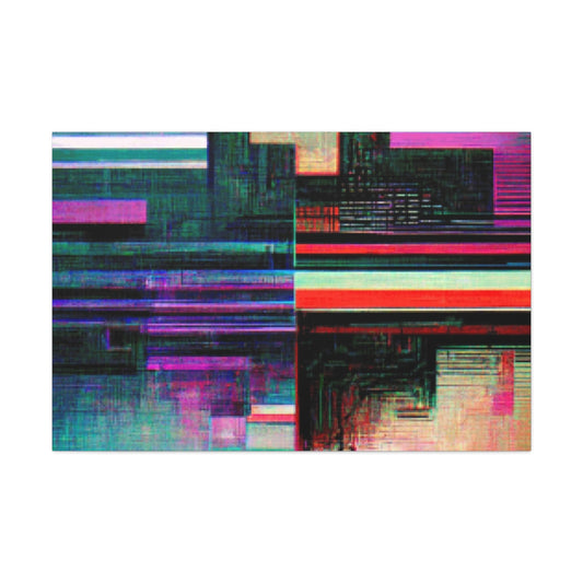 Cybernetic Glitch 2 - Canvas Gallery Wraps