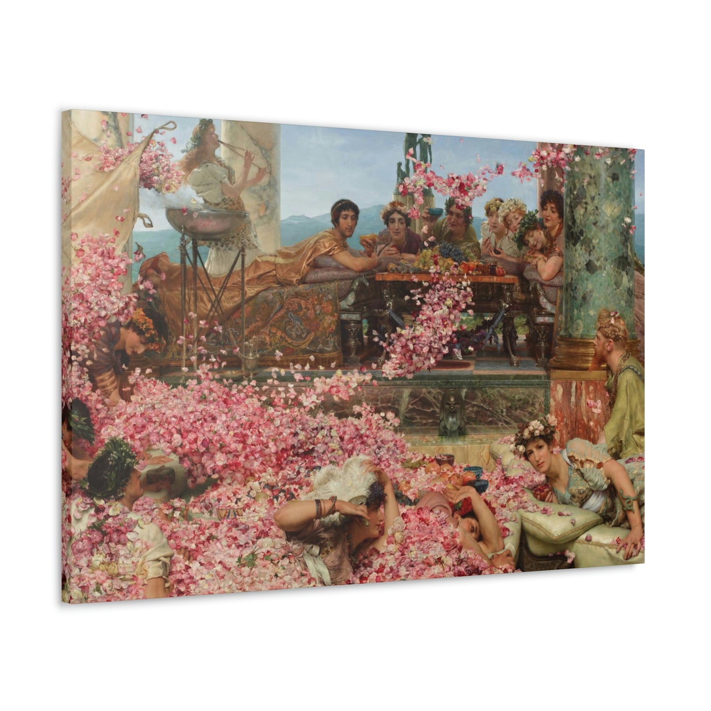 Sir Lawrence Alma-Tadema - The Roses of Heliogabalus - Canvas Gallery Wraps