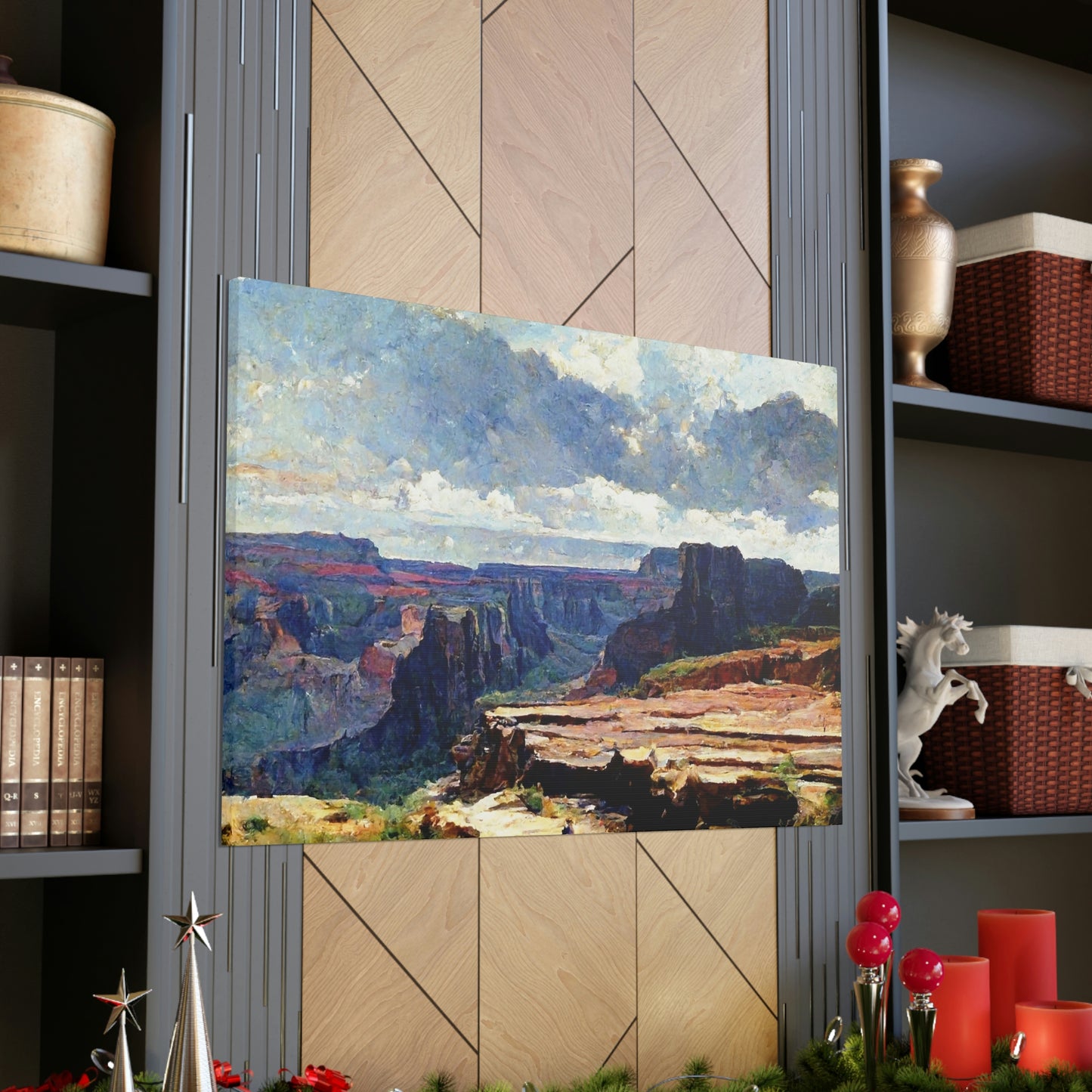 Impressionist Grand Canyon View - Canvas Gallery Wraps