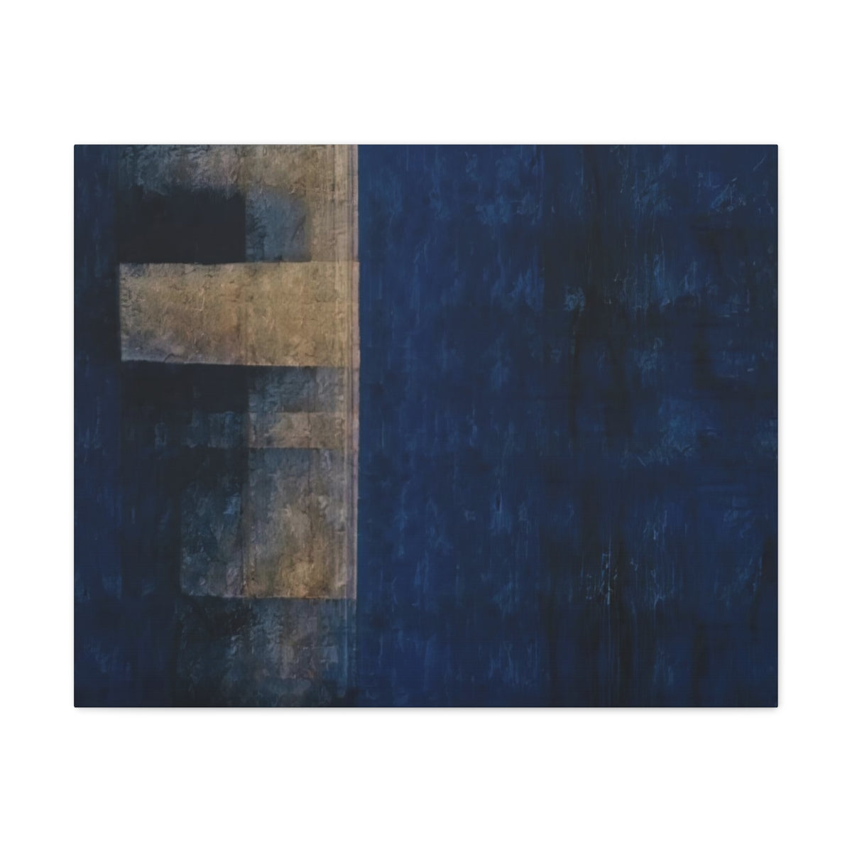 Study in Blue with Skyscraper - Canvas Gallery Wraps