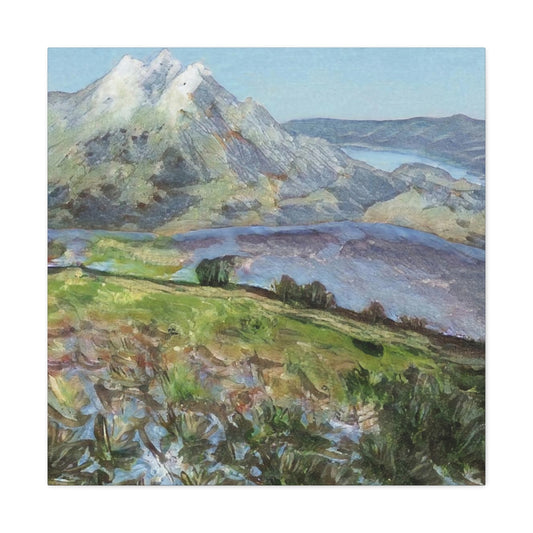 Mountainside Landscape - Canvas Gallery Wraps