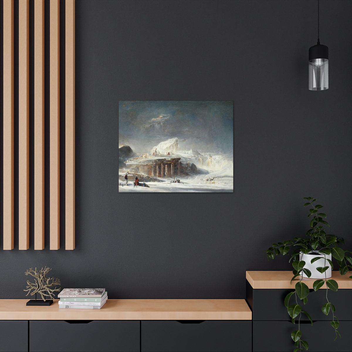 Antarctic Ruins - Canvas Gallery Wraps