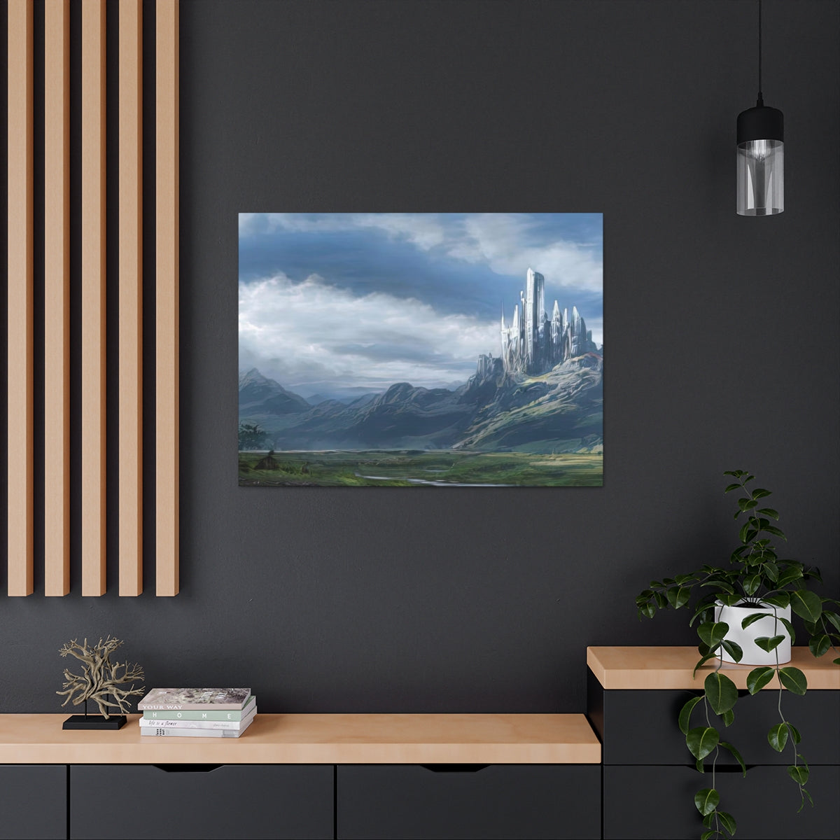 The Crystal Citadel - Canvas Gallery Wraps