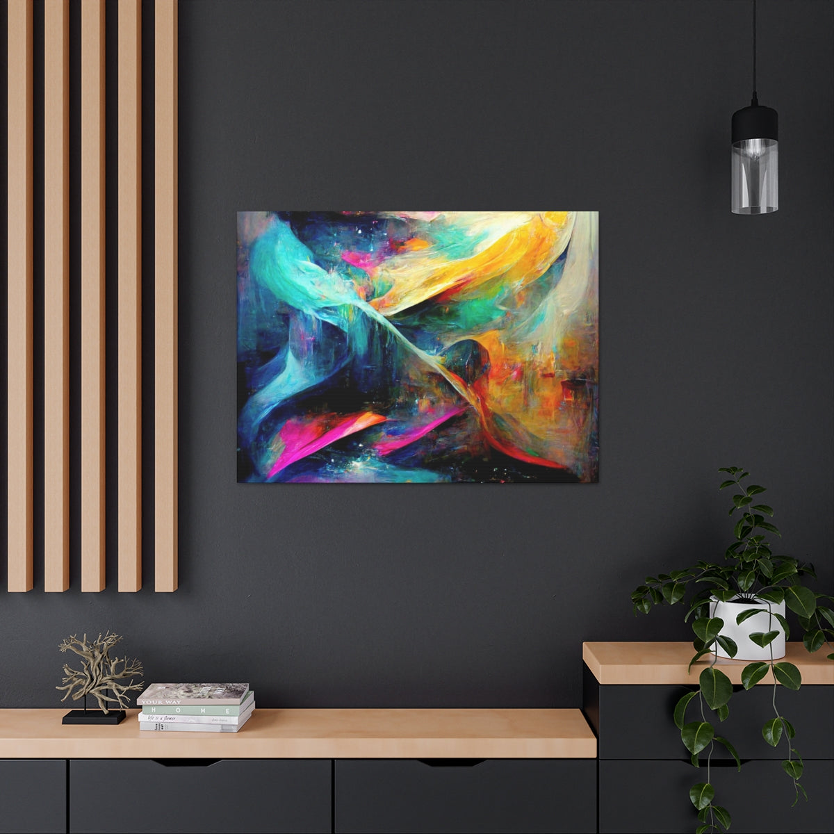 Magical Abstract Swirling - Canvas Gallery Wraps