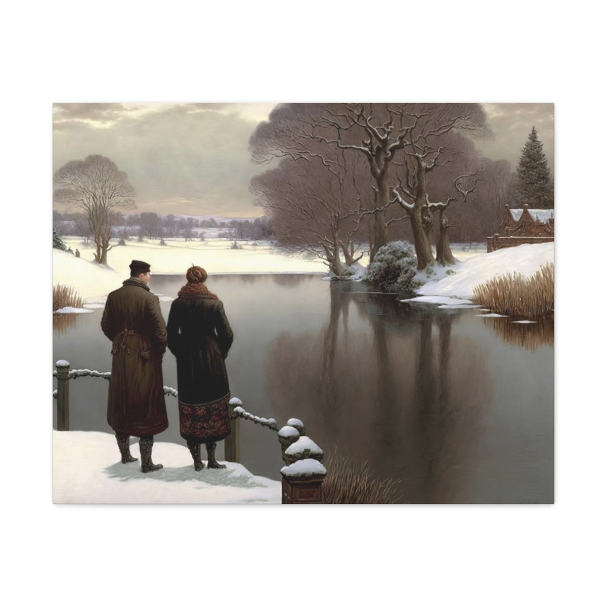 Winter Walk - Canvas Gallery Wraps