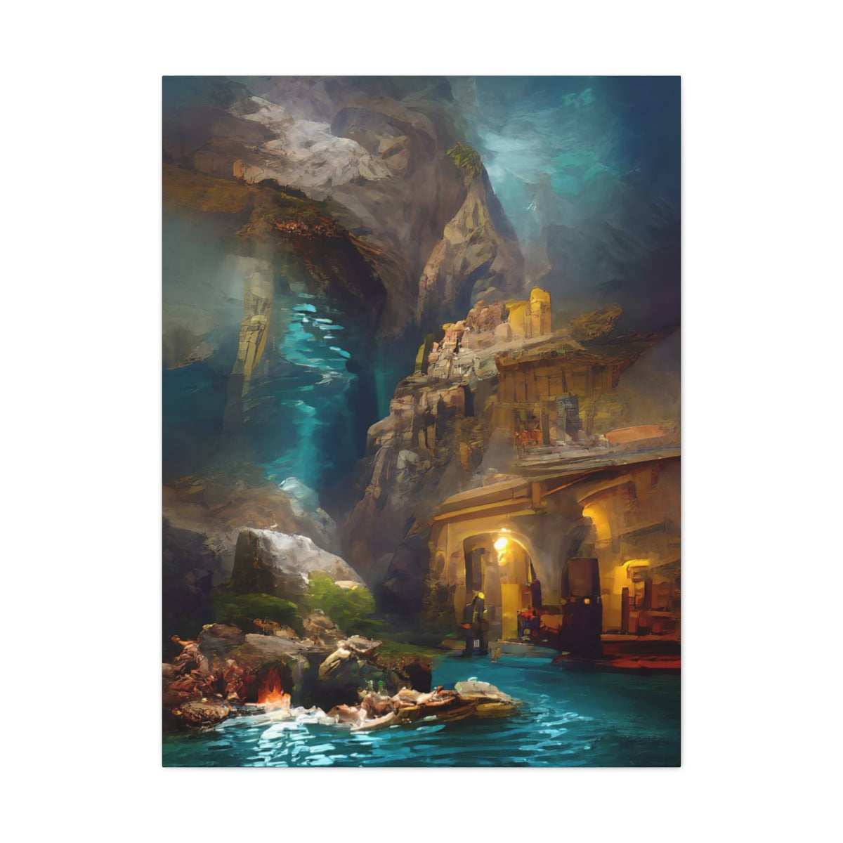 Secret Pirate Grotto - Canvas Gallery Wraps