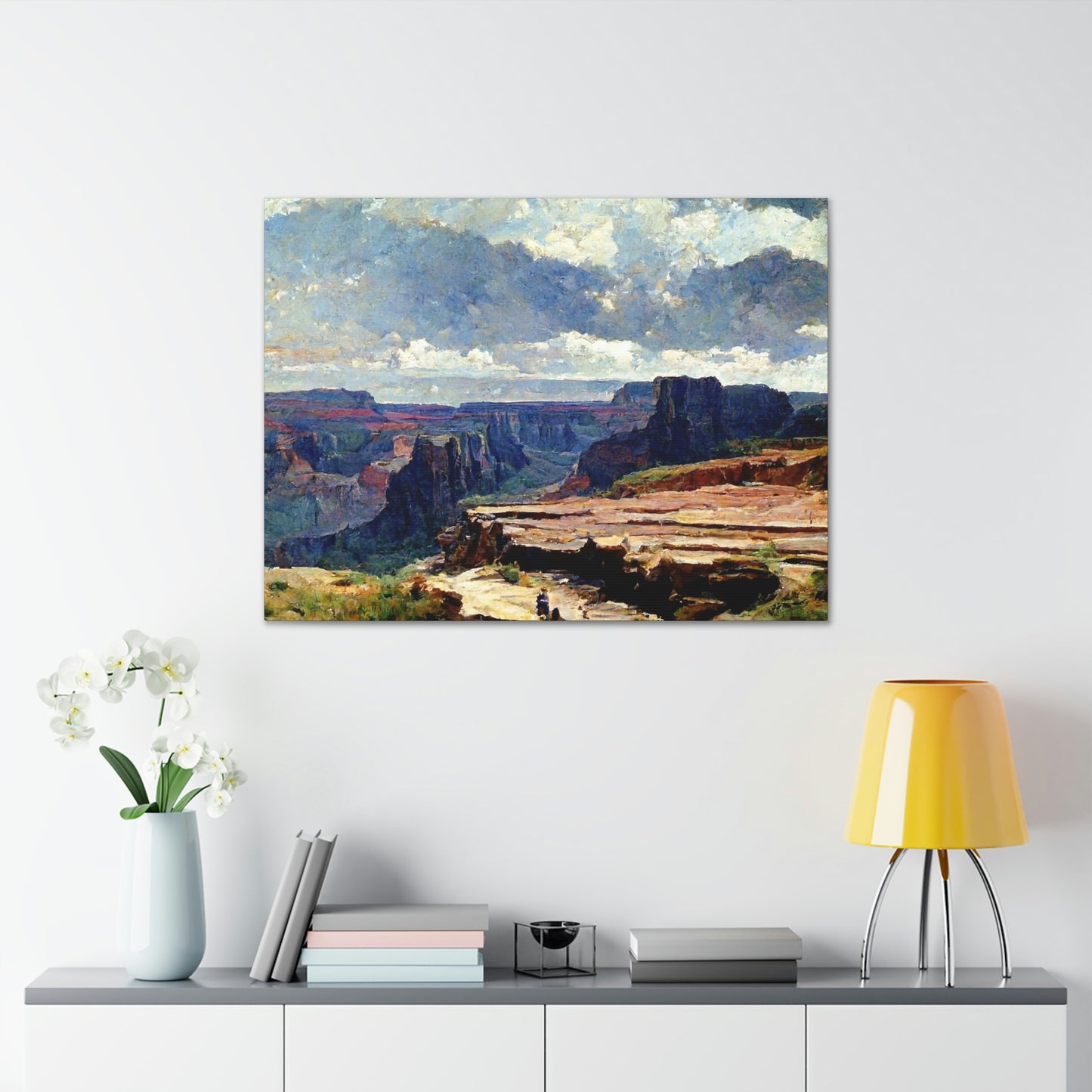 Impressionist Grand Canyon View - Canvas Gallery Wraps