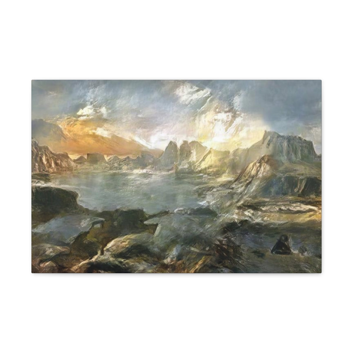 Landscape Outside Pompeii - Canvas Gallery Wraps