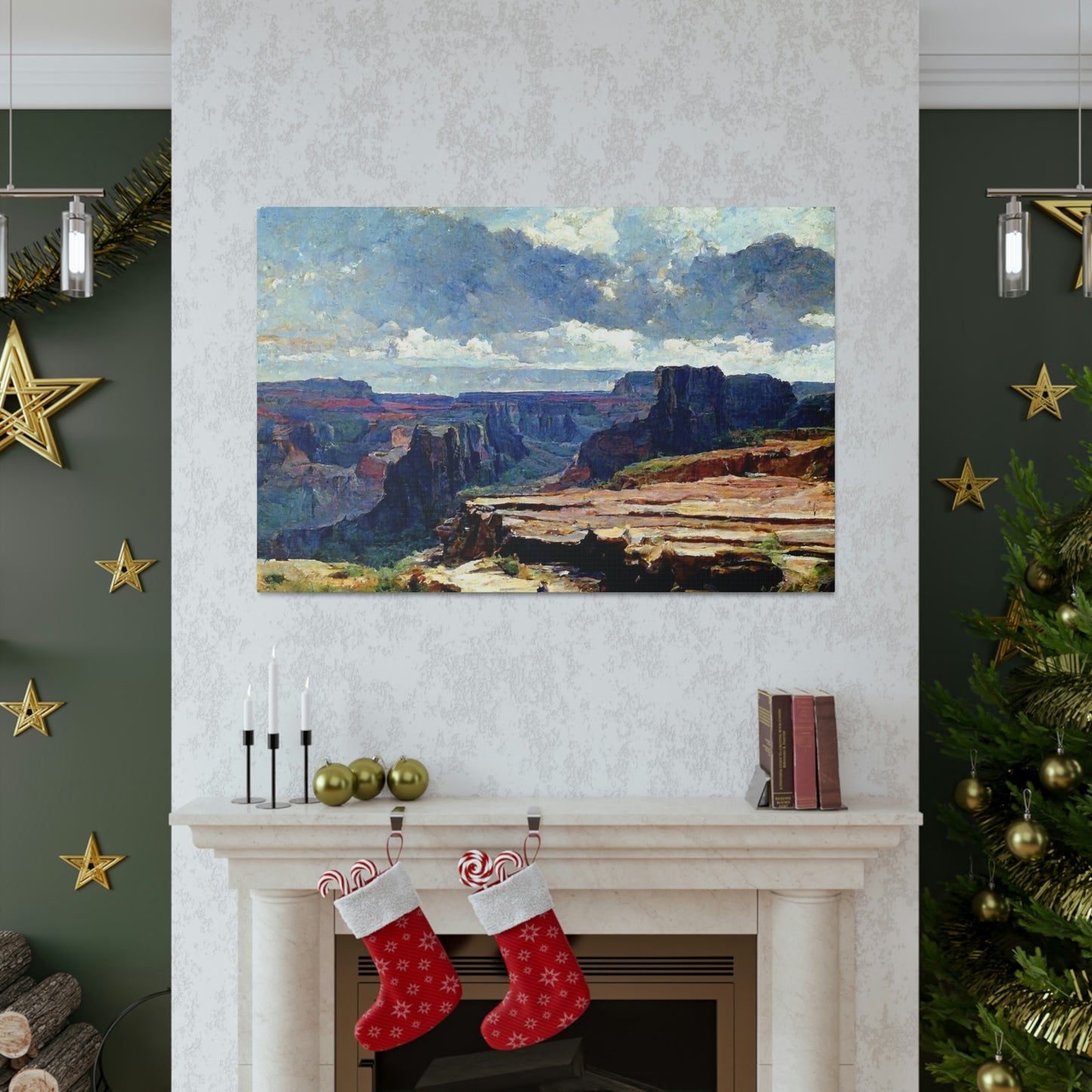 Impressionist Grand Canyon View - Canvas Gallery Wraps