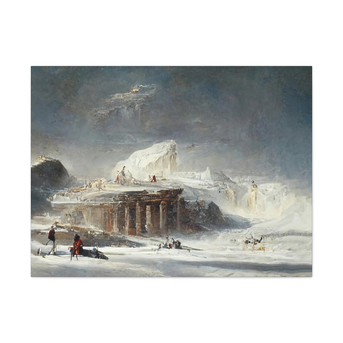 Antarctic Ruins - Canvas Gallery Wraps