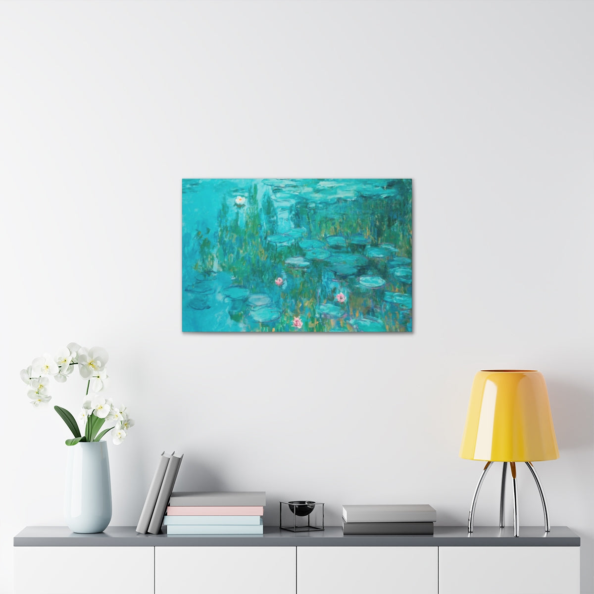 Claude Monet - Nymphéas (Water Lilies) - Canvas Gallery Wraps