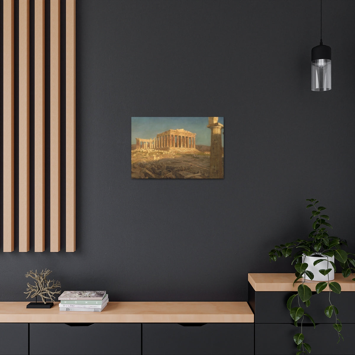 Frederic Edwin Church - The Parthenon - Canvas Gallery Wraps