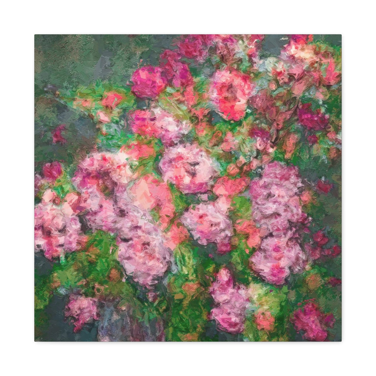 Bouquet of Flowers - Pink - Canvas Gallery Wraps