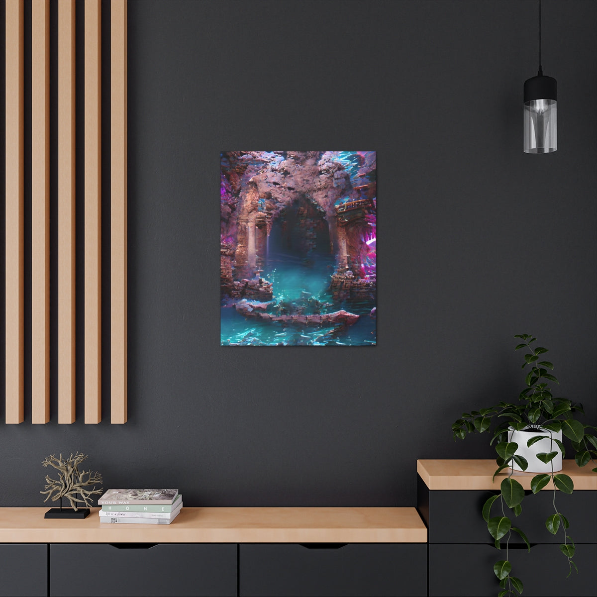 Atlantean Dungeon Entrance - Canvas Gallery Wraps