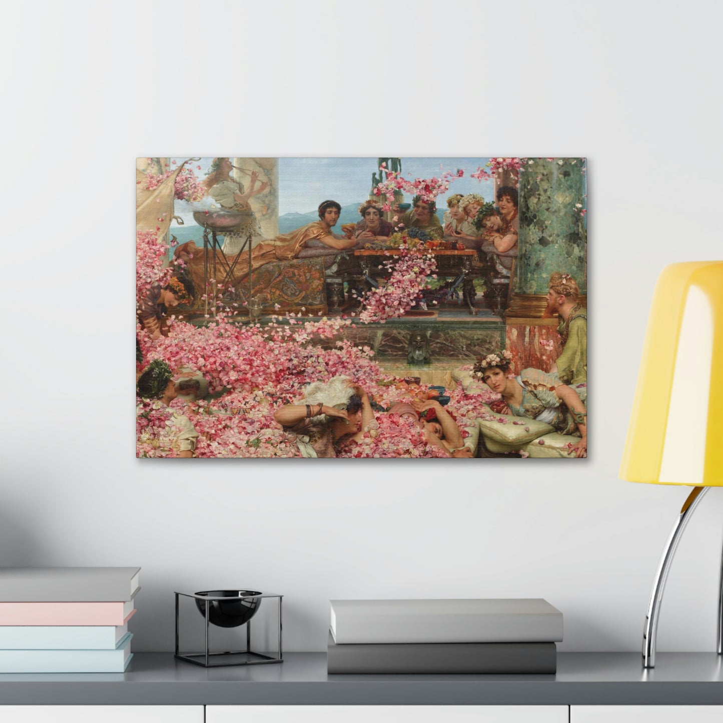 Sir Lawrence Alma-Tadema - The Roses of Heliogabalus - Canvas Gallery Wraps