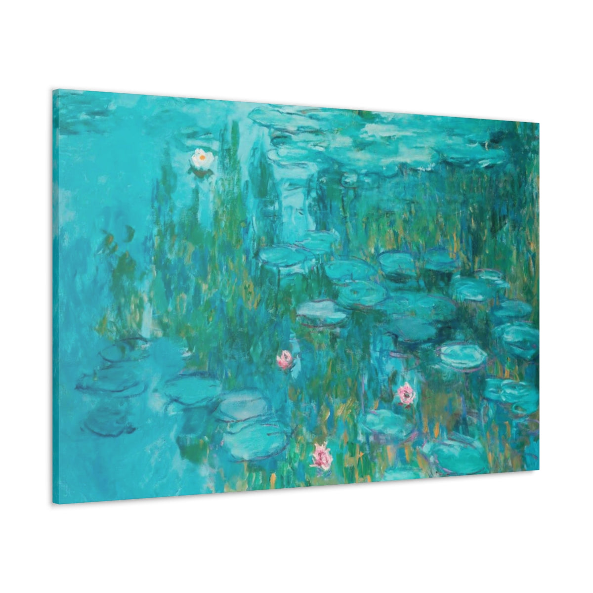 Claude Monet - Nymphéas (Water Lilies) - Canvas Gallery Wraps