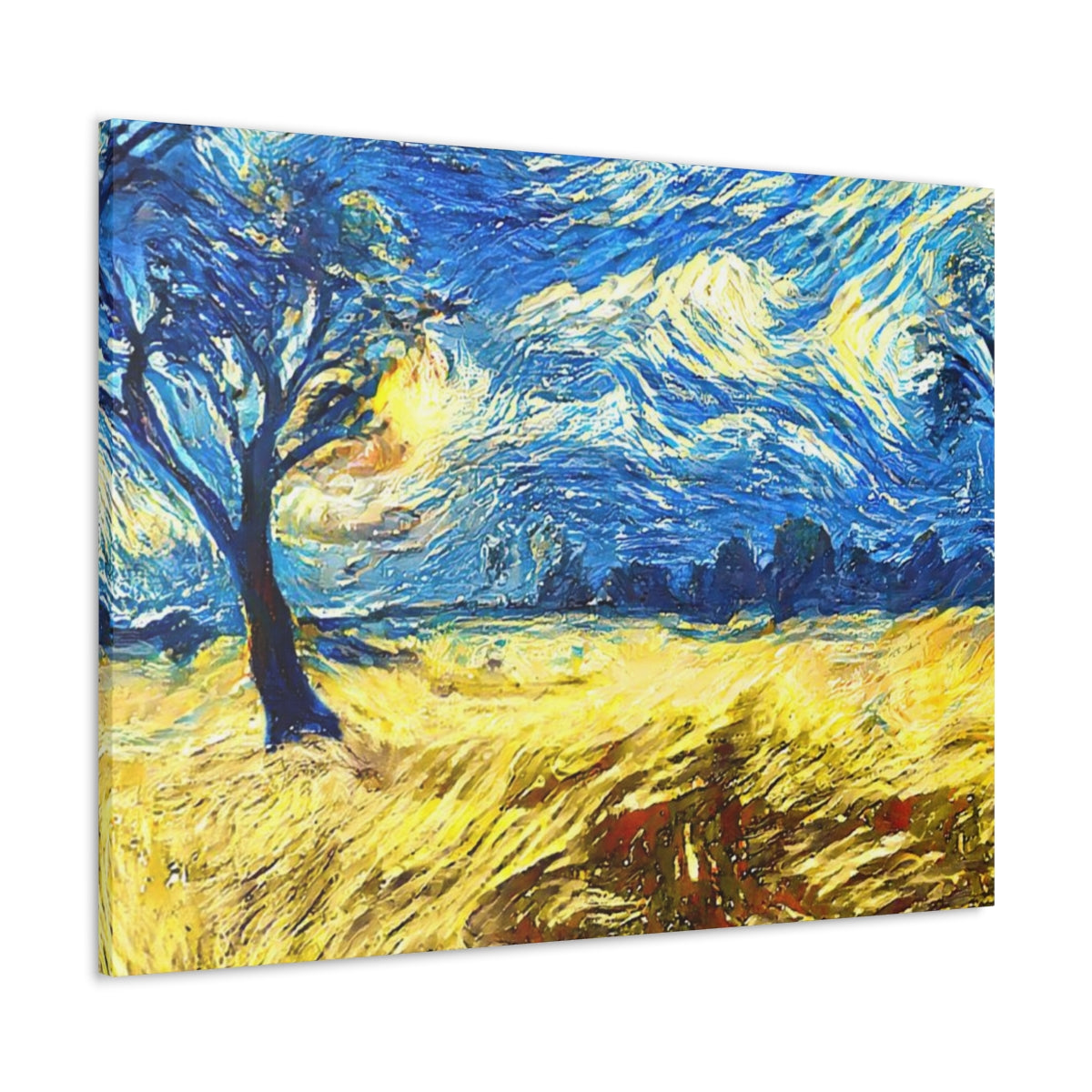 Yellow Fields - Canvas Gallery Wraps