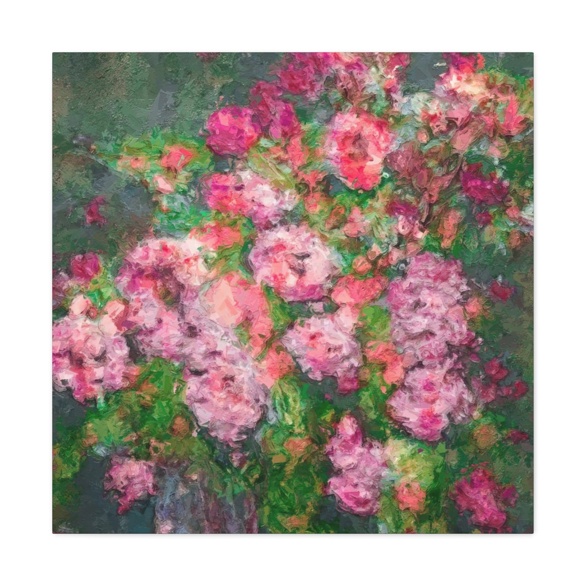 Bouquet of Flowers - Pink - Canvas Gallery Wraps