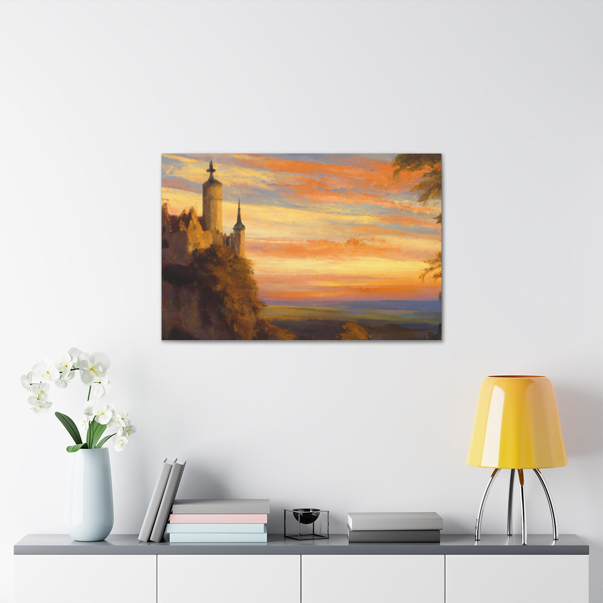 Sunset Abbey - Canvas Gallery Wraps