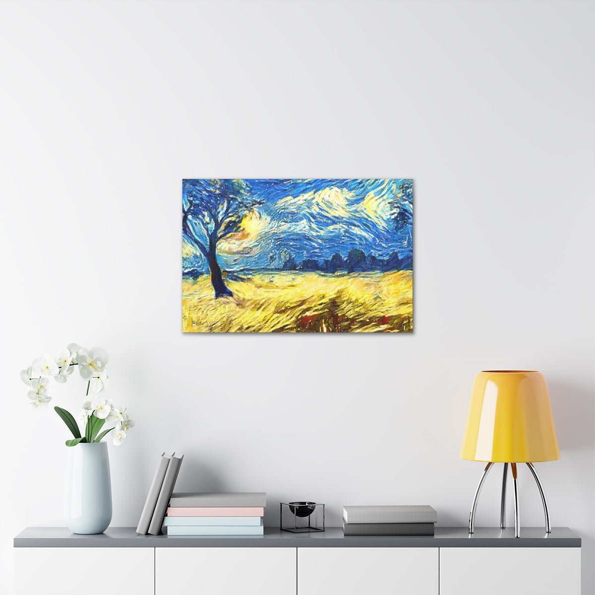 Yellow Fields - Canvas Gallery Wraps