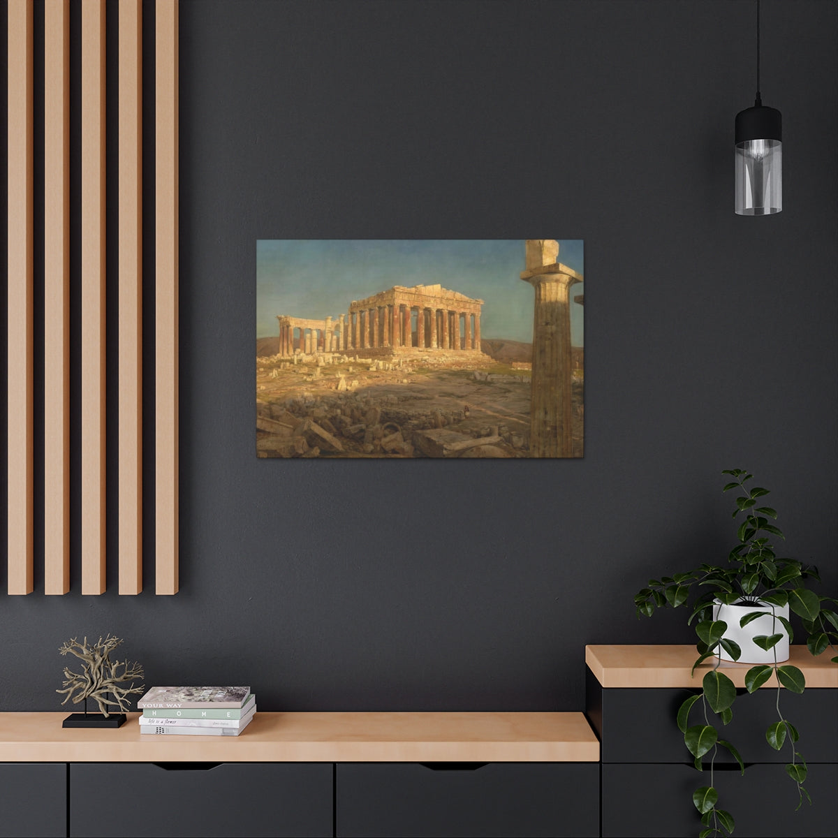 Frederic Edwin Church - The Parthenon - Canvas Gallery Wraps