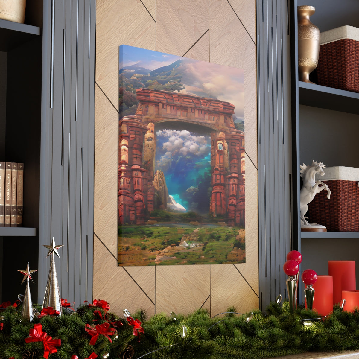 Ancient Portal To Atlantis - Canvas Gallery Wraps