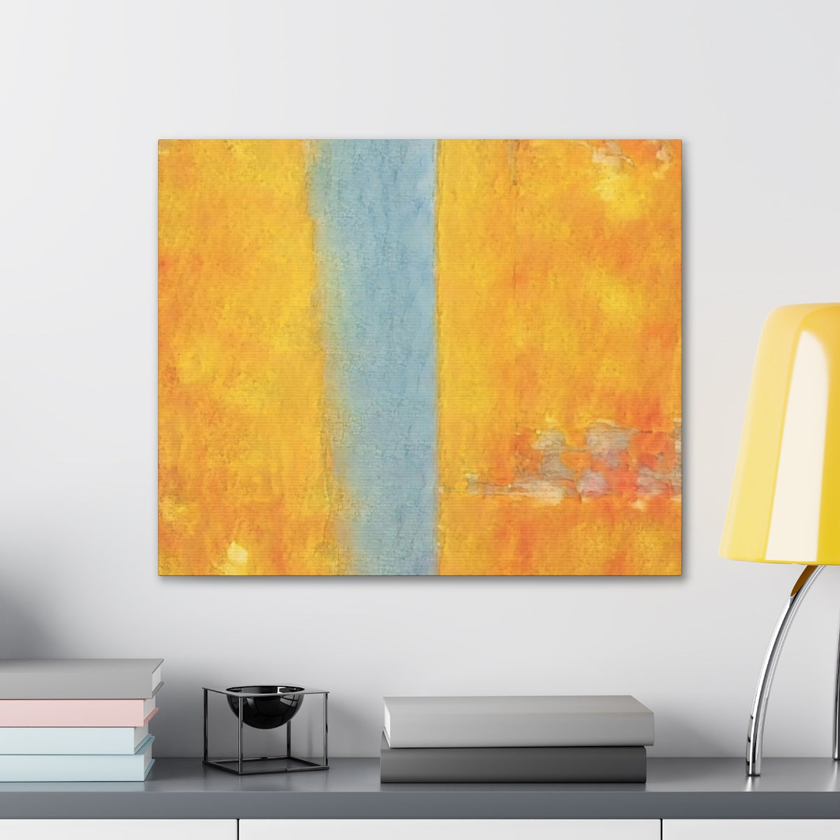 Blue and Gold - Canvas Gallery Wraps