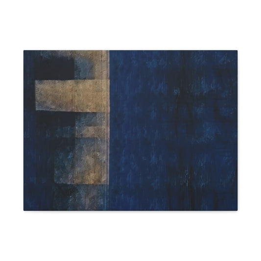 Study in Blue with Skyscraper - Canvas Gallery Wraps