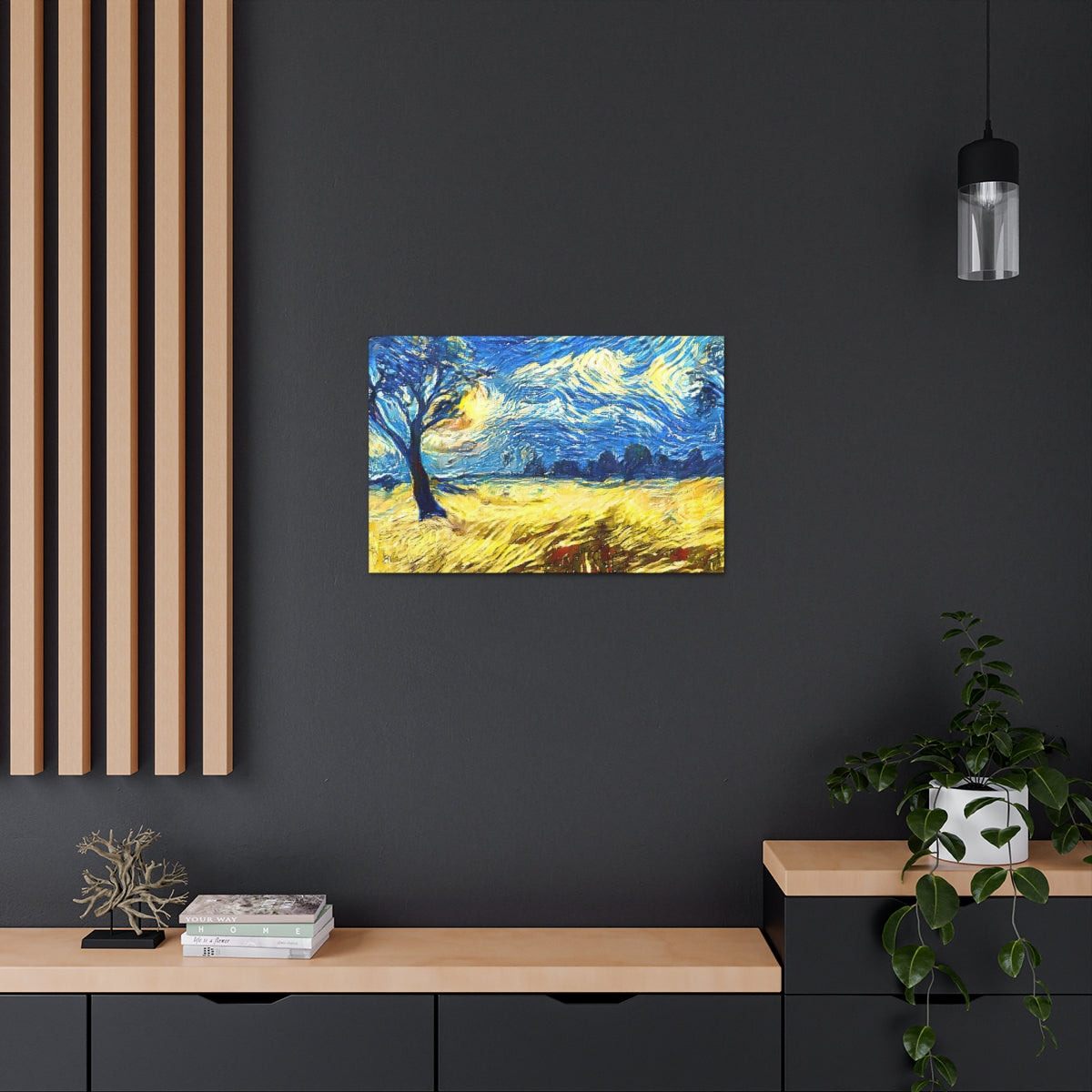 Yellow Fields - Canvas Gallery Wraps