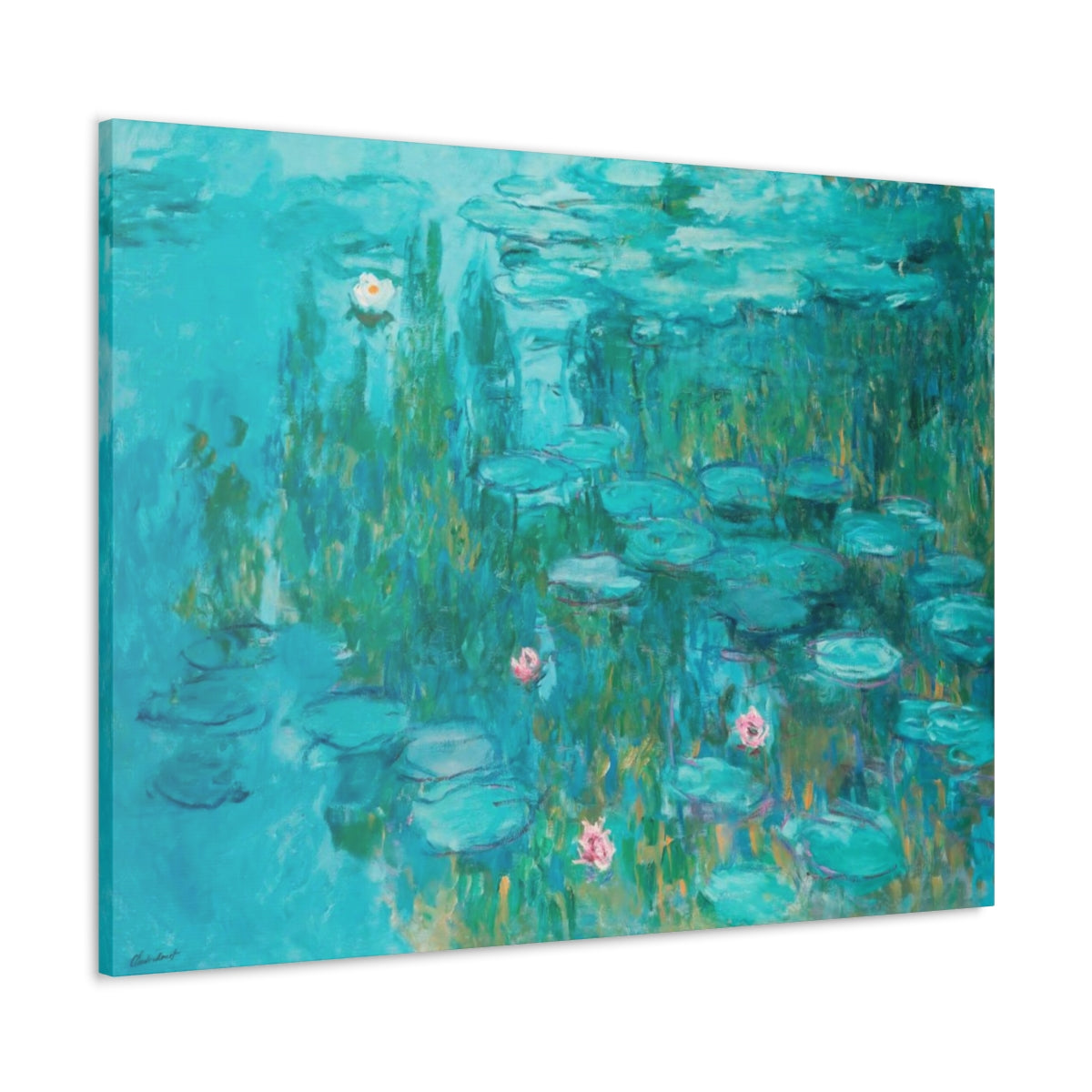 Claude Monet - Nymphéas (Water Lilies) - Canvas Gallery Wraps