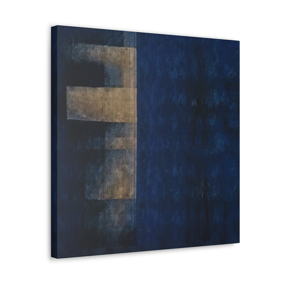 Study in Blue with Skyscraper - Canvas Gallery Wraps