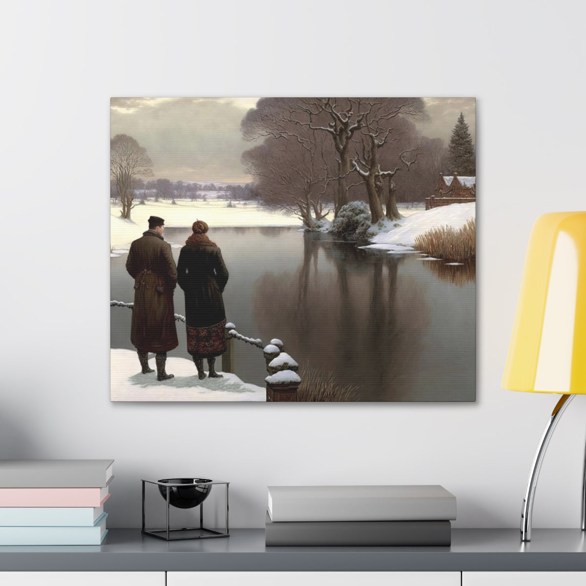 Winter Walk - Canvas Gallery Wraps
