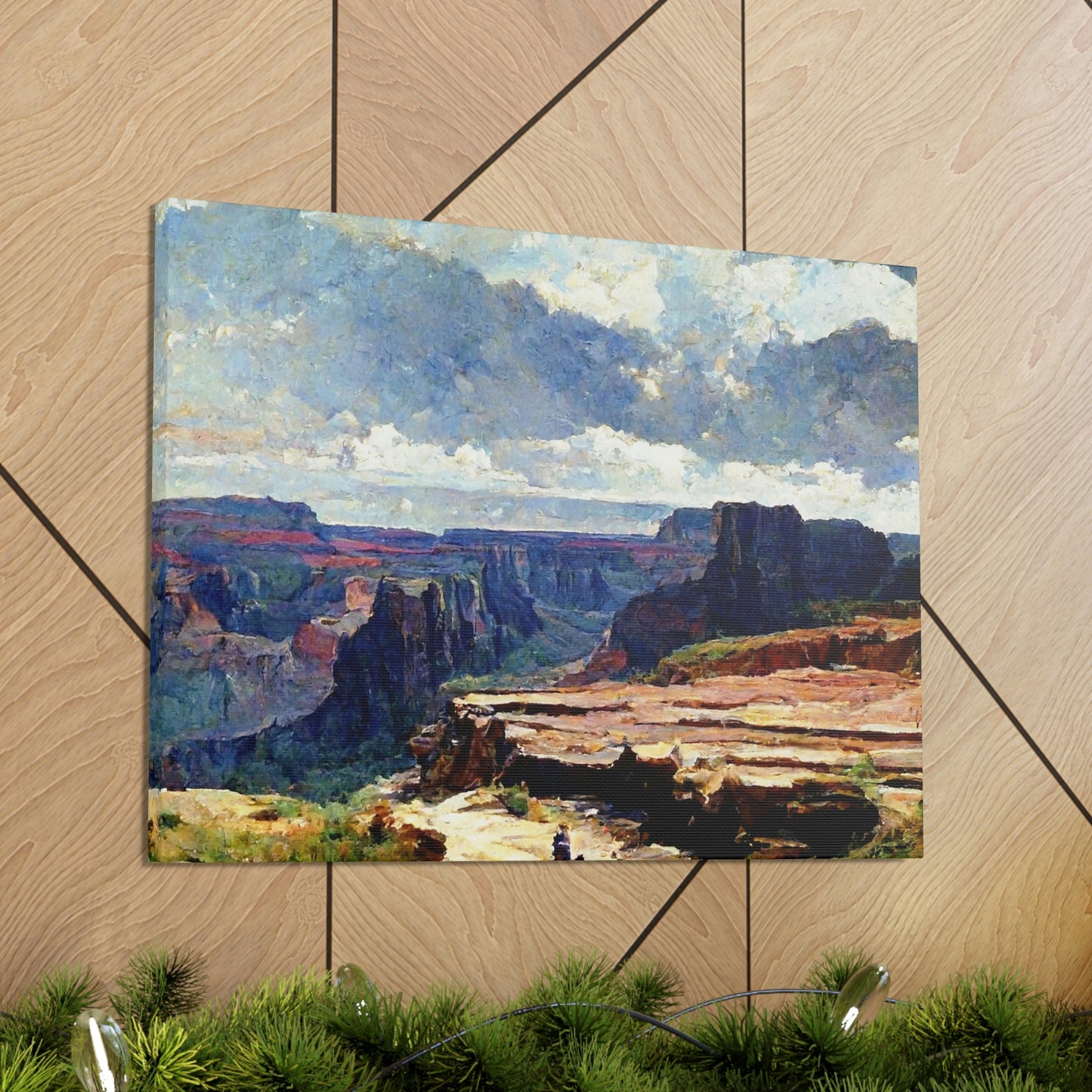 Impressionist Grand Canyon View - Canvas Gallery Wraps