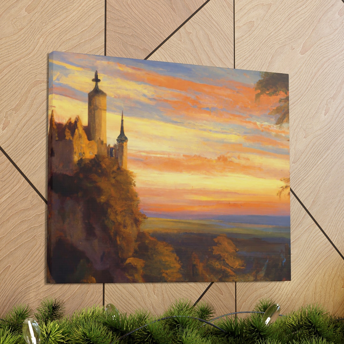 Sunset Abbey - Canvas Gallery Wraps