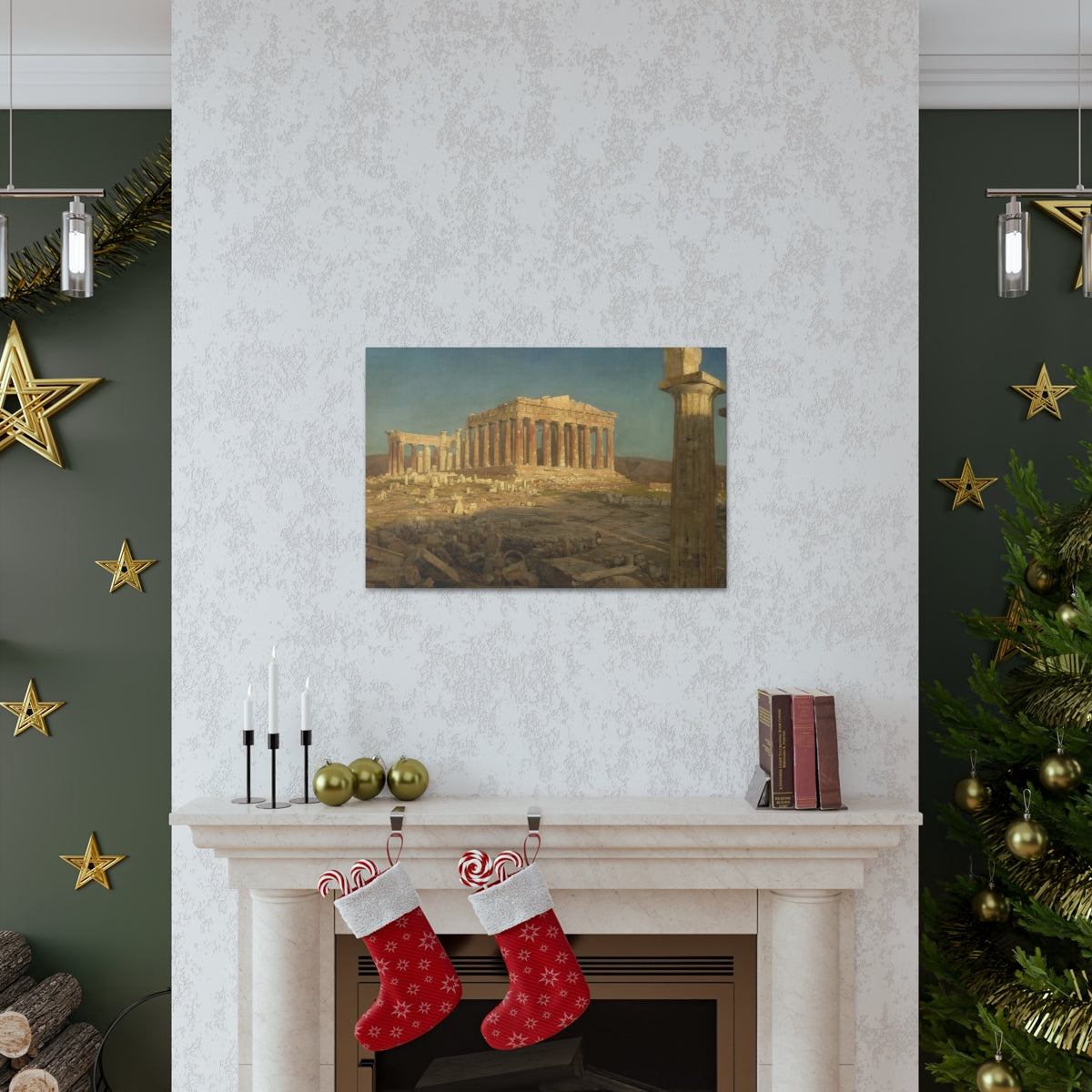 Frederic Edwin Church - The Parthenon - Canvas Gallery Wraps