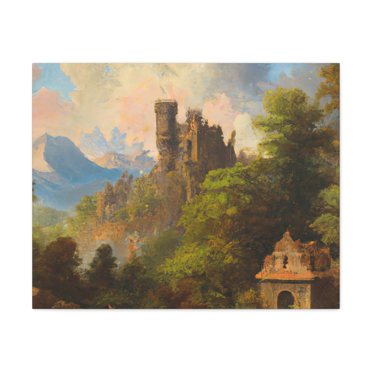 Castle Ruins - Canvas Gallery Wraps