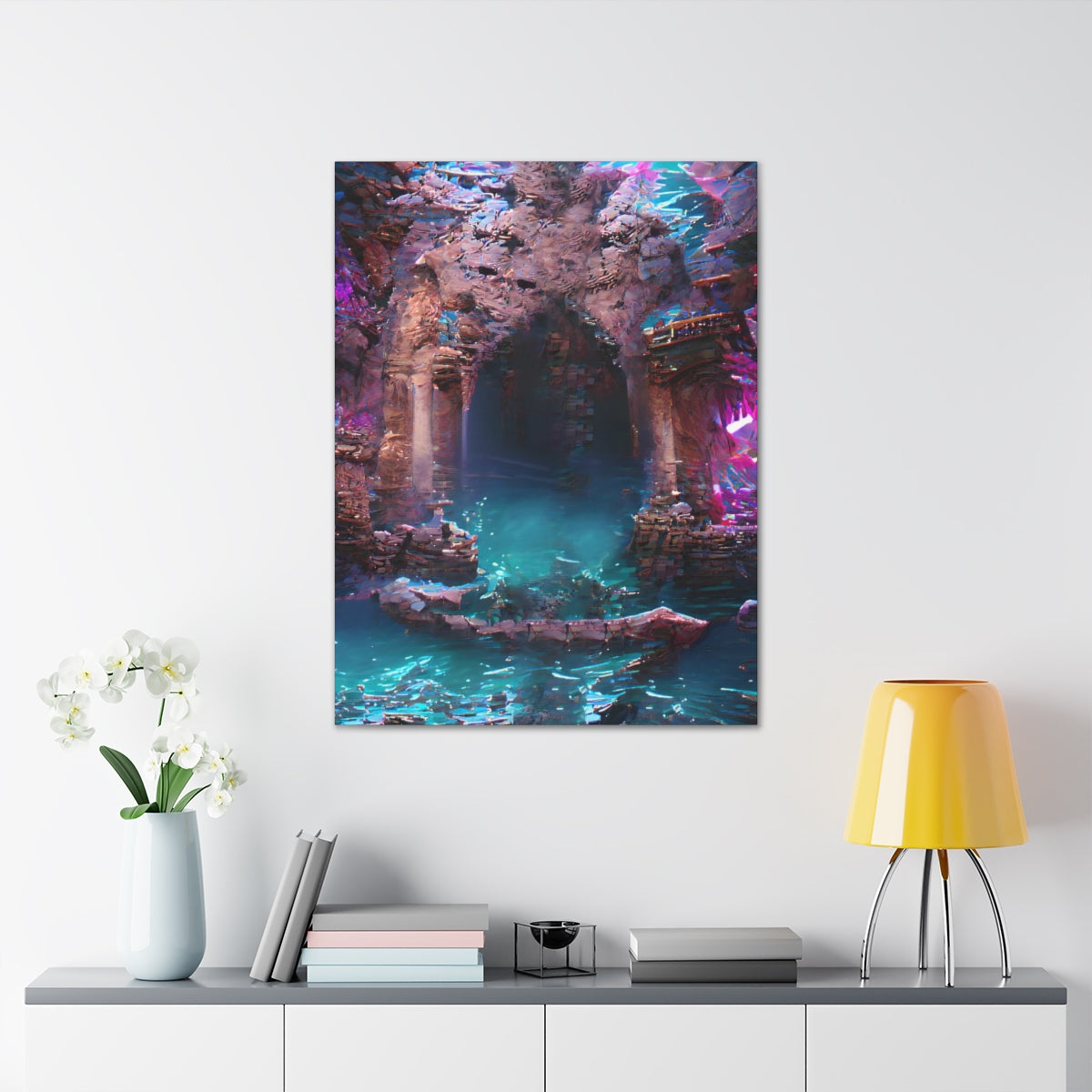 Atlantean Dungeon Entrance - Canvas Gallery Wraps