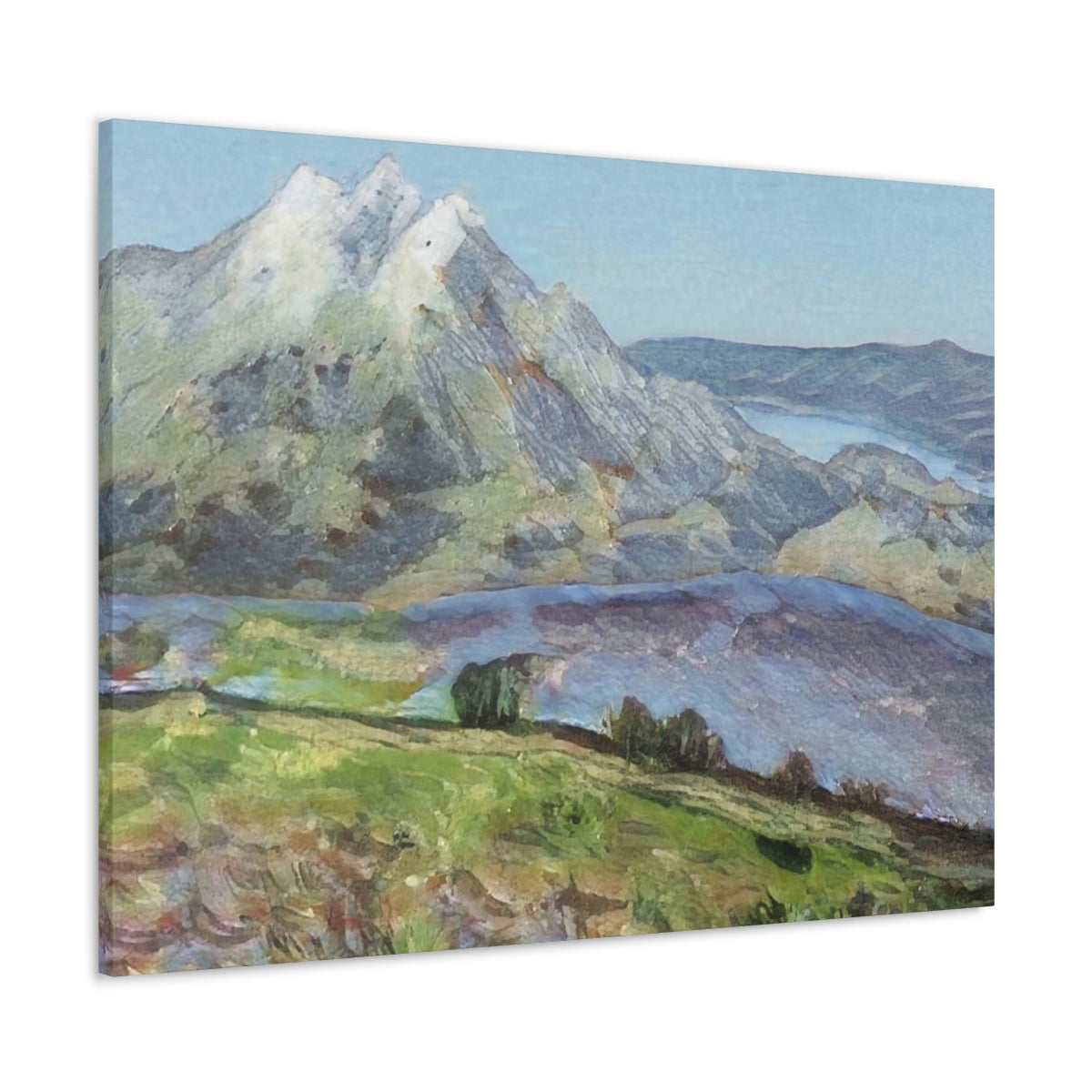 Mountainside Landscape - Canvas Gallery Wraps