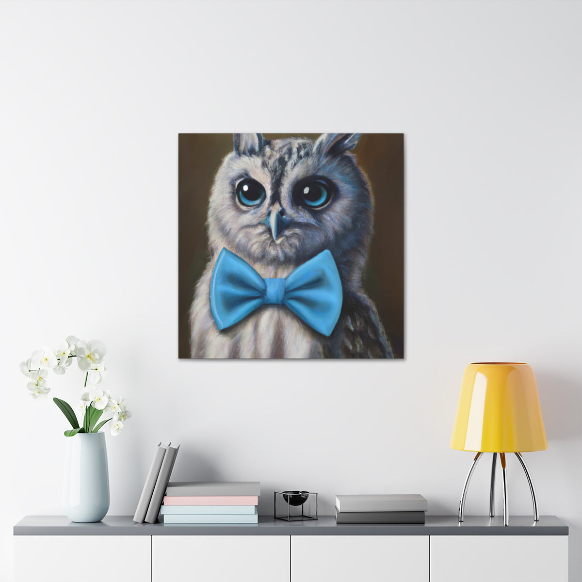 BowTiedOwl - Canvas Gallery Wraps