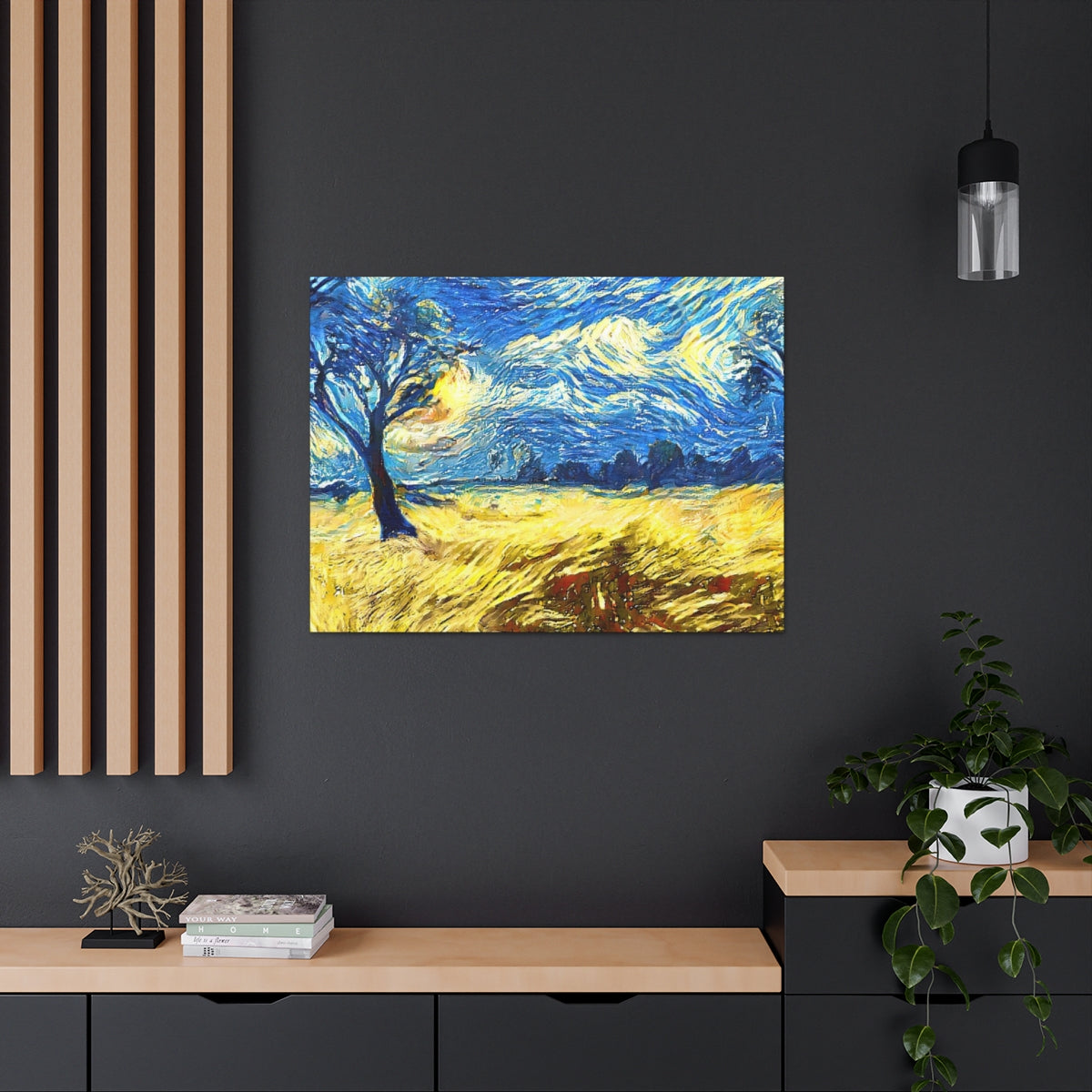 Yellow Fields - Canvas Gallery Wraps