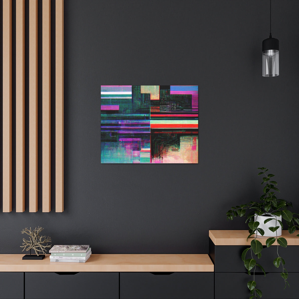 Cybernetic Glitch 2 - Canvas Gallery Wraps